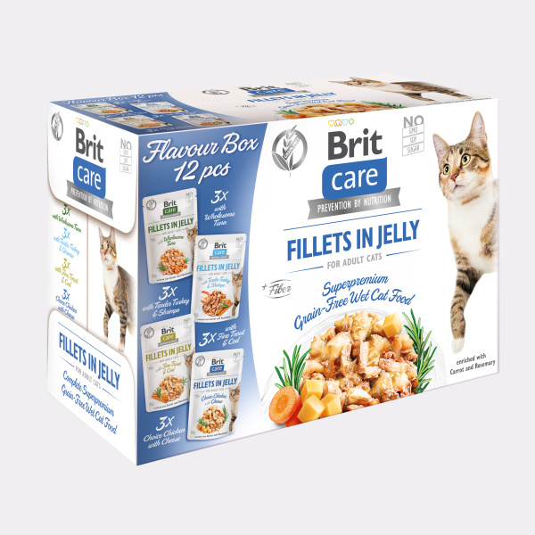 Brit Care Fillets in Jelly multi-pack