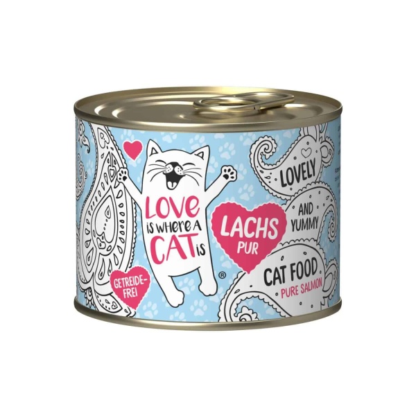LOVE IS WHERE A CAT IS® Zalm Puur 190g